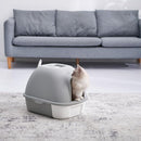 Arenero para gato con puerta