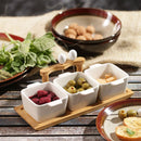 Set de picoteo base madera