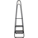 Zapatera Metal 2 Nivel(es) 64x150x40 cm Negro