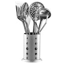 Set Utensilios acero inoxidable 8 piezas