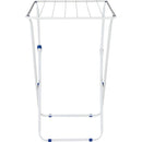 Tendedero De Ropa Basico Plegable Acero 90X49 Cm Blanco