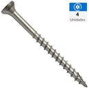Tornillo Tirafondo Madera 160 mm 6.5 mm 4 unidad(es)