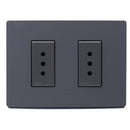 Enchufe Doble 10A Armado S32 Grey