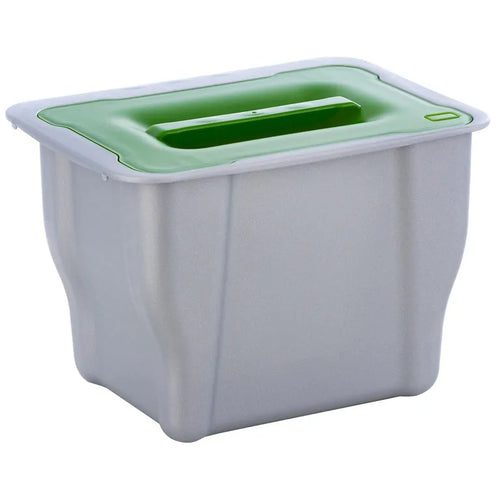 Basurero Colgante 5 Litros Plastico Gris
