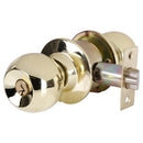 Cerradura dormitorio bronce pulido