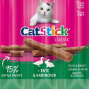 Comida para Gato. Snack gato stick conejo y pato 18 gr