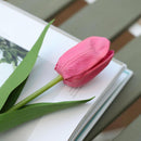 Vara Flor Artificial Tulipan 57 Cm Rosado