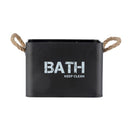 Organizador de Bano 13x12.5x19 cm 2.37 l Negro