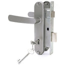 Cerradura Embutir Cerradura de dormitorio Manilla Embutida Plata Simona 7040