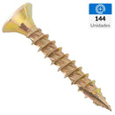 Tornillo Turbo Screw Madera Madera 30 Mm 4.5 Mm 144 U.