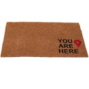 Limpiapies You Are Here 45X75 Cm Pvc Natural