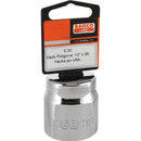 Dado poligonal 1/2x30 mm acero