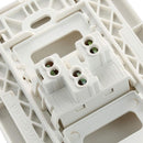 Interruptor conmutador 9/24 10 A Clio Blanco