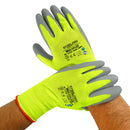 Guante De Latex M Amarillo Fluor
