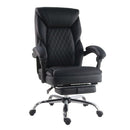 Silla Escritorio Con Reposapie Felipe Negro 68X116,5X66,5 Cm
