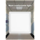 Pack 2 Panel Led Sobrepuesto Cuadrado Blanco 18W Luz Fria