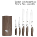 Set Cuchillos 5 Unidades Acero inoxidable