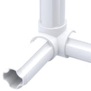 Conector 90 Grados 3 Espigas Redondo Para Tubos