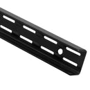 Pilar ranurado doble metal 96 cm negro
