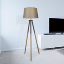 Lampara de Pie tripode Shelbys Gris 50x161 cm