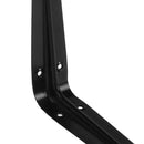 Soporte escuadra para repisa metal 25x30 cm negro