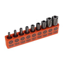Set De 9 Medicion Torx Seguridad