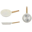 Bateria De Cocina 8 Piezas Aluminio Picnic Beige