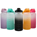 Botella de agua con medidas y horario 2l color surtido