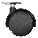 Rueda nylon 2 pulgadas negra..