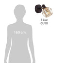 Foco sobrepuesto 1 luz GU10 kratia cafe oro