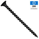 Tornillo Autoperforante Yeso-Carton 2 6 mm 200 unidad(es)..