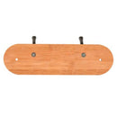 Percha 2 Ganchos Bambu Negro/cafe