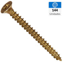 Tornillo Tirafondo Madera 2 " 10 mm 144 unidad(es)