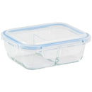 Contenedor de Alimentos Rectangular Vidrio 640 ml