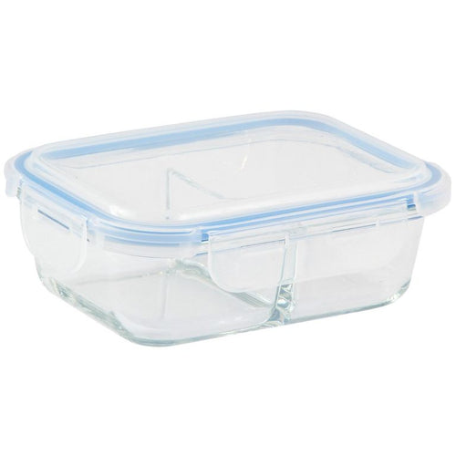 Contenedor de Alimentos Rectangular Vidrio 640 ml