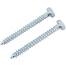 Tornillo Tirafondo Madera 2-1/2 Pulg 1/4 Pulg 2 Unidad(Es)