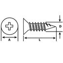 Tornillo Tirafondo Madera 1 3 mm 4 unidad(es)