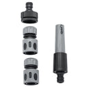 Kit Piton Riego Con Acoples De 1/2 Pulg Plastico
