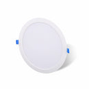 Panel Led Empotrado Circular Blanco 18W Luz Calida