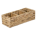Canasta 3 Divisiones 15x11x36.5 cm 6 l Natural