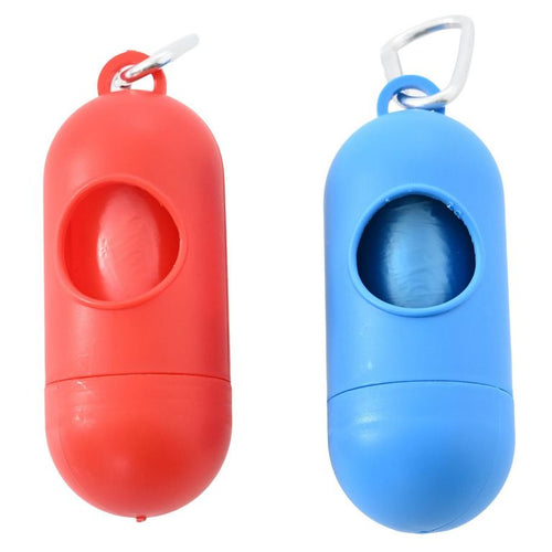 Dispensador Bolsa Desechos Mascotas Portatil 9. 5 Cm