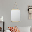Espejo rectangulo 30x40 cm dorado