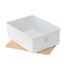 Organizador 22x12x30 cm 7.9 l Blanco, natural