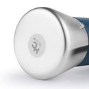 Cafetera Moka 6 Tazas 300 Ml Acero Inoxidable Azul