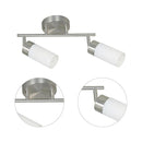 Foco Interior Direccional Denver 2 Luces Acero Inoxidable