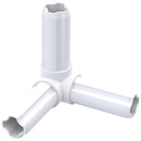 Conector 90 Grados 3 Espigas Redondo Para Tubos
