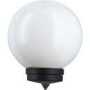 Farol de muro 60 W negro.