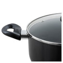 Olla de Aluminio 24 cm 4 l Negro