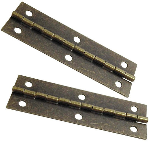 Bisagra decorativa recta 23 x 74 mm bronce antiguo 1 unid