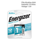 Energizer Max Plus Alcalina Aaa, 4 Pilas